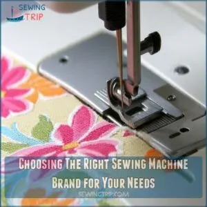 Choosing The Right Sewing Machine Brand for Your Needs