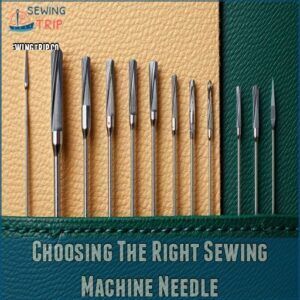 Choosing The Right Sewing Machine Needle Choosing The Right Sewing Machine Needle