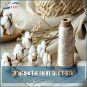 Choosing The Right Silk Thread