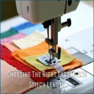 Choosing The Right Thread and Stitch Length Choosing The Right Thread and Stitch Length