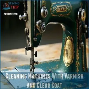 Cleaning Machines With Varnish and Clear Coat