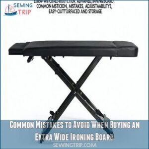 Common Mistakes to Avoid When Buying an Extra Wide Ironing Board