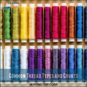 Common Thread Types and Counts