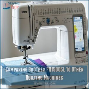 Comparing Brother PQ1500SL to Other Quilting Machines