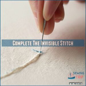 Complete The Invisible Stitch