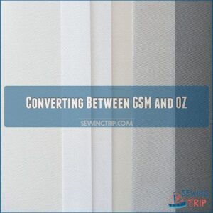 Converting Between GSM and OZ