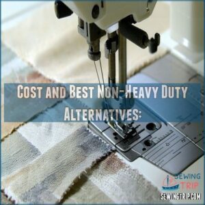 Cost and Best Non-Heavy Duty Alternatives: