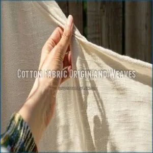 Cotton Fabric Origin and Weaves