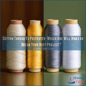 cotton thread vs polyester cotton thread vs polyester