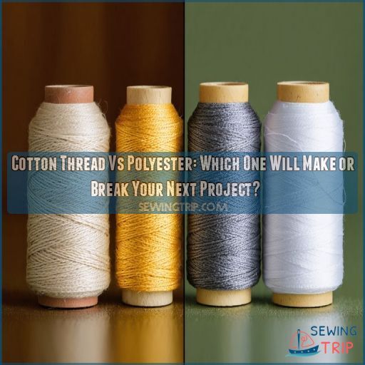 Cotton Thread Vs Polyester Which One Will Make or Break Your Next Project? 🧵