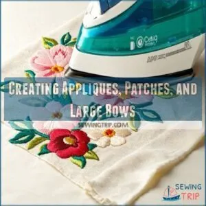 Creating Appliques, Patches, and Large Bows