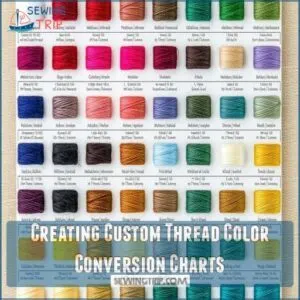 Creating Custom Thread Color Conversion Charts