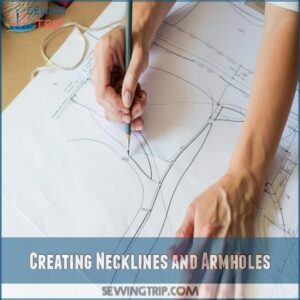 Creating Necklines and Armholes