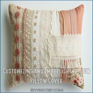 Customizing and Embellishing Your Pillow Cover