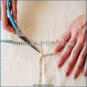 Cutting and Manual Stitching