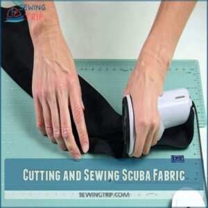 Cutting and Sewing Scuba Fabric