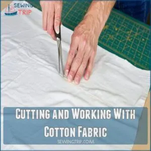 Cutting and Working With Cotton Fabric