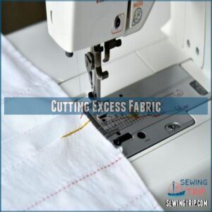 Cutting Excess Fabric