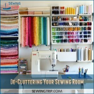 De-Cluttering Your Sewing Room