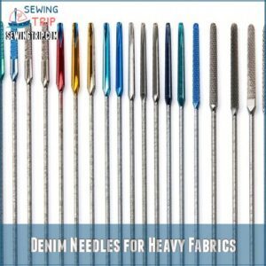 Denim Needles for Heavy Fabrics