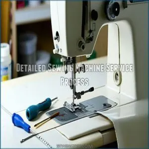 Detailed Sewing Machine Service Process