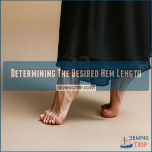 Determining The Desired Hem Length