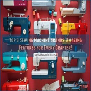 different sewing machine brands features