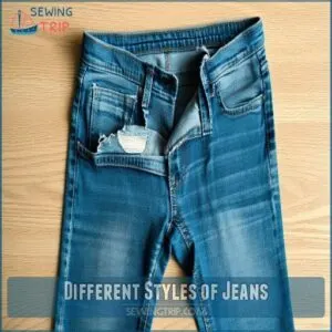 Different Styles of Jeans