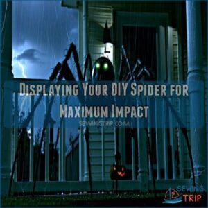 Displaying Your DIY Spider for Maximum Impact