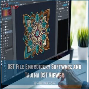 DST File Embroidery Software and Tajima DST Viewer