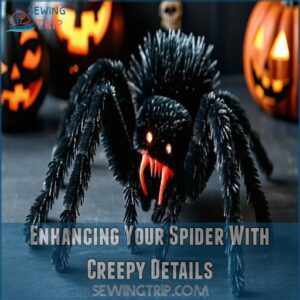 Enhancing Your Spider With Creepy Details