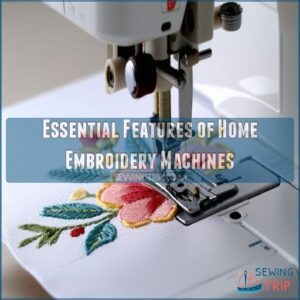 Essential Features of Home Embroidery Machines