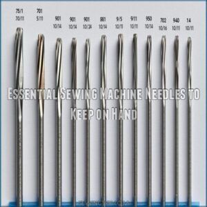 Essential Sewing Machine Needles to Keep on Hand Essential Sewing Machine Needles to Keep on Hand
