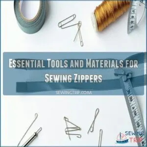 Essential Tools and Materials for Sewing Zippers