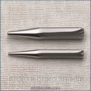 European Vs American Needle Sizes