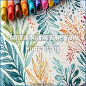 Fabric Marker Art for Home Decor