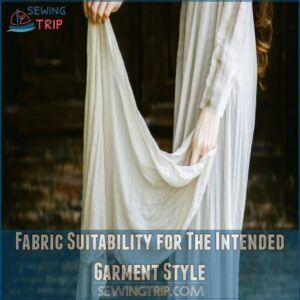 Fabric Suitability for The Intended Garment Style Fabric Suitability for The Intended Garment Style