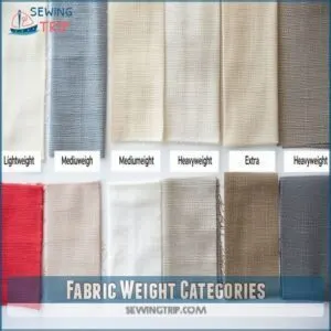 Fabric Weight Categories