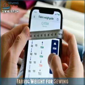 Fabric Weight for Sewing