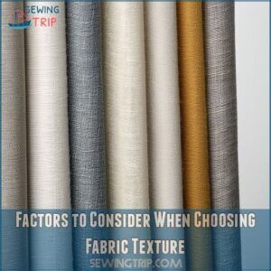 Factors to Consider When Choosing Fabric Texture Factors to Consider When Choosing Fabric Texture