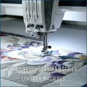 Features of BERNINA Q Series Longarm Machines