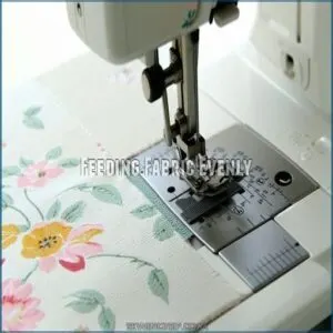 Feeding Fabric Evenly