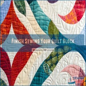 Finish Sewing Your Quilt Block