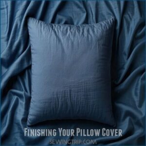 Finishing Your Pillow Cover