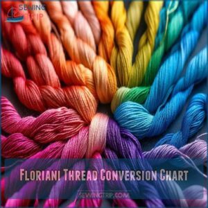 Floriani Thread Conversion Chart