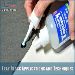 Fray Block Applications and Techniques