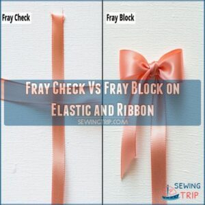 Fray Check Vs Fray Block on Elastic and Ribbon