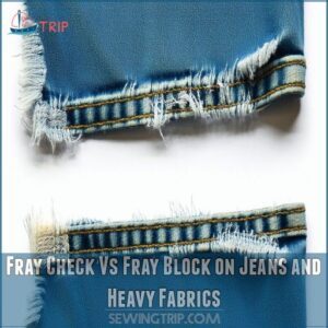 Fray Check Vs Fray Block on Jeans and Heavy Fabrics