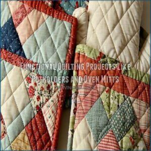 Functional Quilting Projects Like Potholders and Oven Mitts Functional Quilting Projects Like Potholders and Oven Mitts