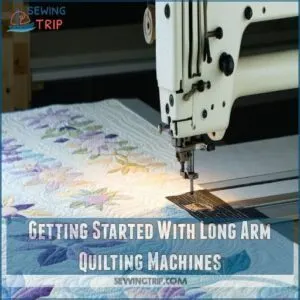 Getting Started With Long Arm Quilting Machines